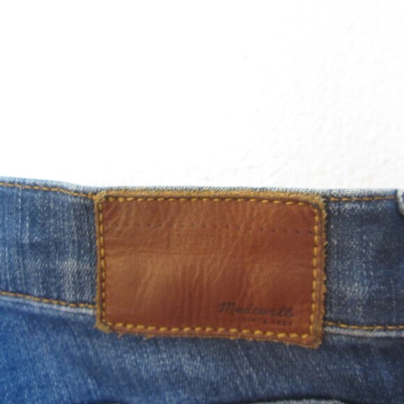 Madewell High Riser Skinny Jeans Size 27 x 28" Ins Medium Wash VGUC Ankle Length - Picture 8 of 12